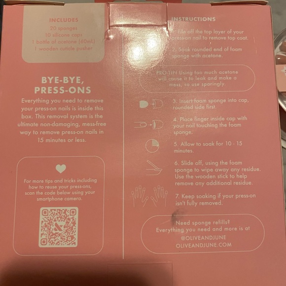 Olive & June Press on Instant Mani manicure bundle lot set - Picture 6 of 6